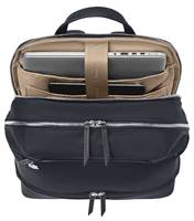 15" laptop and 10" tablet pocket at rear of backpack