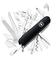 Swiss made pocket knife with 31 functions