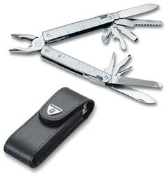 Victorinox SwissTool - Swiss Army Knife with Leather Pouch