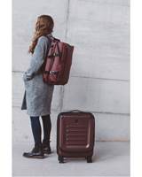 Victorinox VX Touring - 17" Laptop Backpack - Burgundy (LIMITED EDITION) - Shown with coordinating Victorinox carry on.
