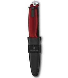 Victorinox Venture Knife with Sheath and Belt Carry Loop - Red