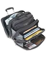 Wenger Patriot - 2-Piece Business Set with Comp-U-Roller and Matching 15.4" Laptop Case - Black - 600662
