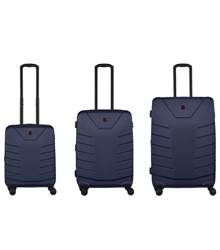 Wenger Pegasus Expandable 4-Wheel Luggage Set of 3 - Blue (Small, Medium and Large)