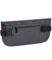 Zippered front pocket and main pocket offer secure storage for essentials