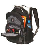 Wenger Synergy - 16" Laptop Backpack with Tablet / eReader Pocket - Black / Grey - 600635