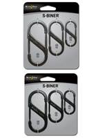 Nite Ize S-Biner Sizes 2, 3 and 4 Triple Pack