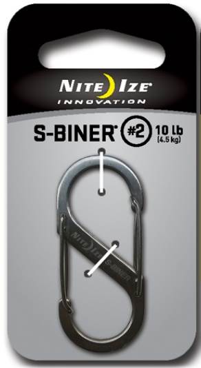 S-Biner Size 2 - Stainless : Nite Ize