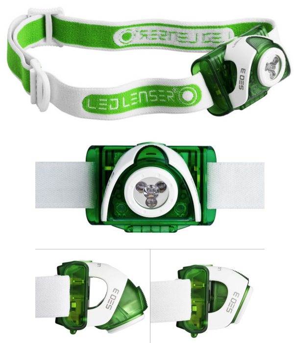 Product Image : SEO 3 Head Light - Green : LED Lenser
