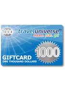$1000 Gift Voucher (Delivered free via Email) : Travel Universe