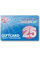 $25 Gift Voucher (Delivered free via Email) : Travel Universe
