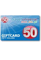 $50 Gift Voucher: Travel Universe
