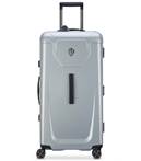 Delsey Peugeot 80 cm 4-Wheel Trunk Luggage - Silver