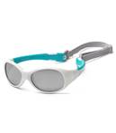 Koolsun Flex Baby Sunglasses - White Aqua (0 - 3 Years)