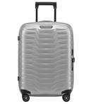 Samsonite Proxis 55cm Expandable 4 Wheel Cabin Spinner Luggage - Silver