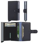 Secrid Miniwallet Compact Wallet - Saffiano Navy