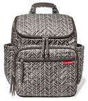 SkipHop Forma Backpack - Nappy Bag - Grey Feather