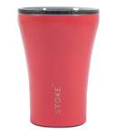 Sttoke Ceramic Reusable Coffee Cup 227ml - Coral Sunset