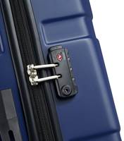 Combination lock with TSA