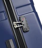 Combination lock with TSA
