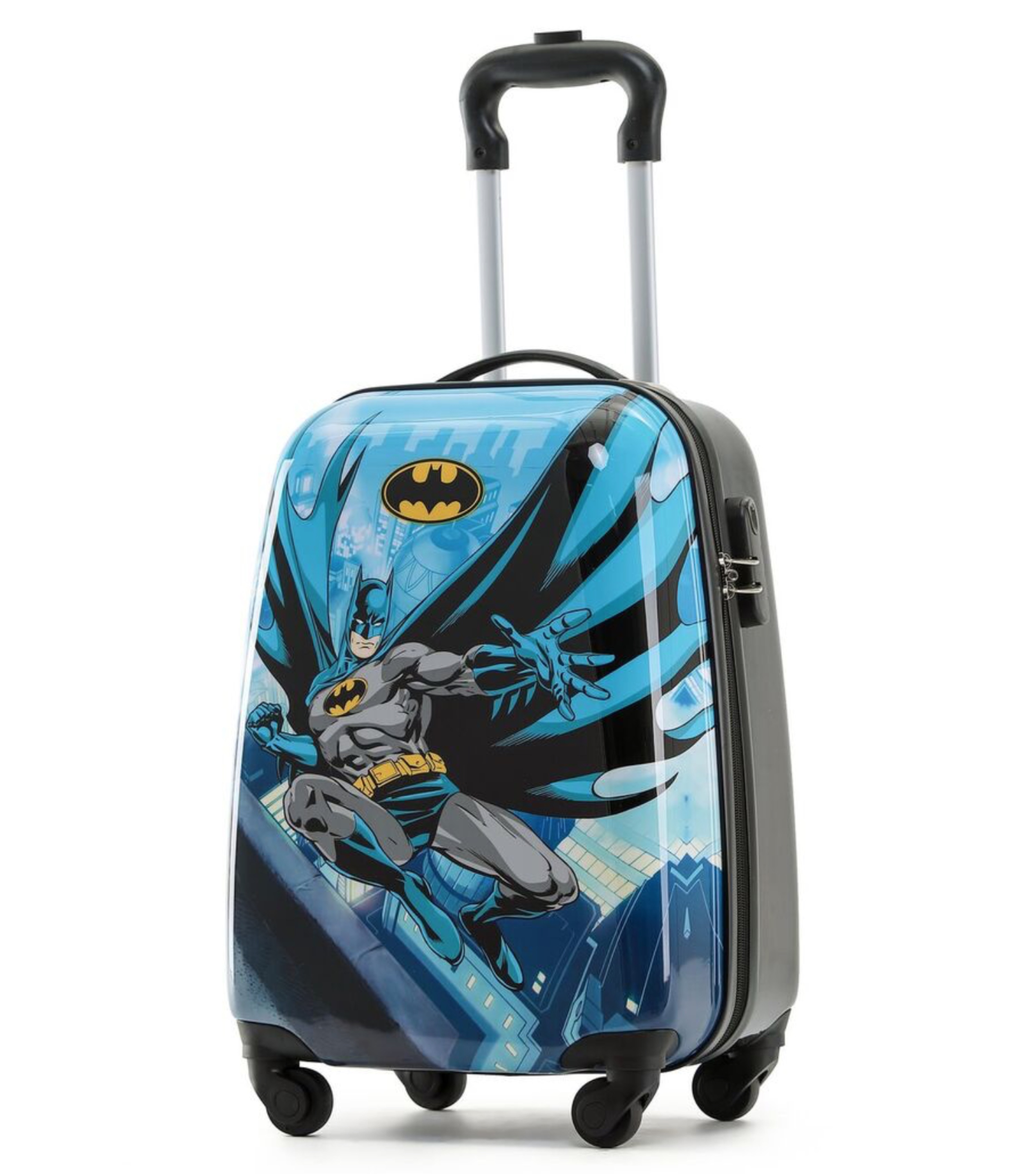 DC Comics Batman 43 cm 4 Wheel Carry-On Trolley Luggage by DC Comics (WB029)