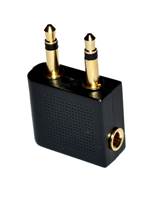 Product Image : Airline Headphone Adaptor : Gold Plated