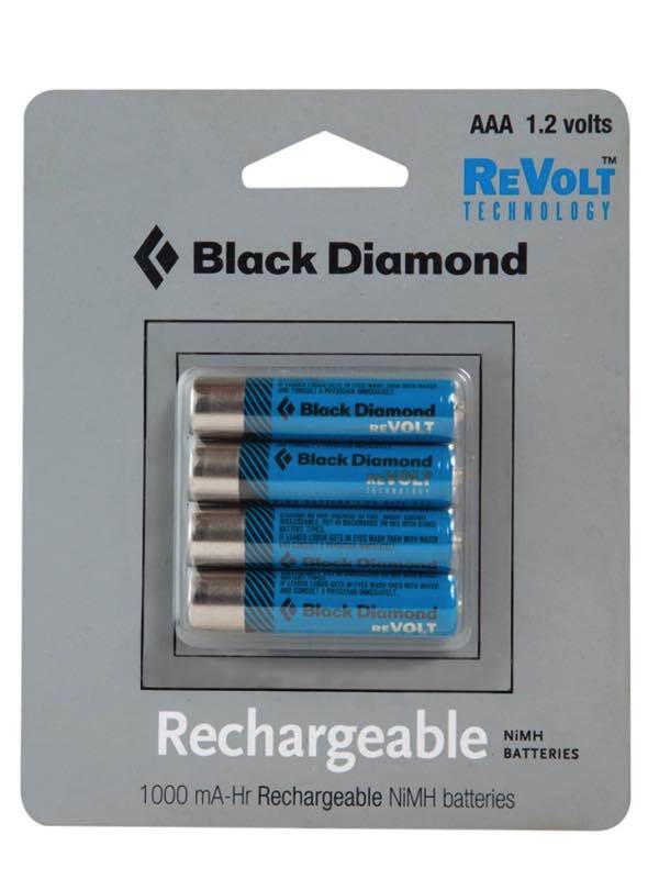 AAA Rechargeable Battery 4-Pack : Black Diamond
