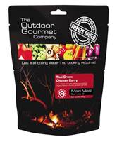 Outdoor Gourmet Company Thai Green Chicken Curry Freeze Dried Meal : Double Serve (Gluten Free)