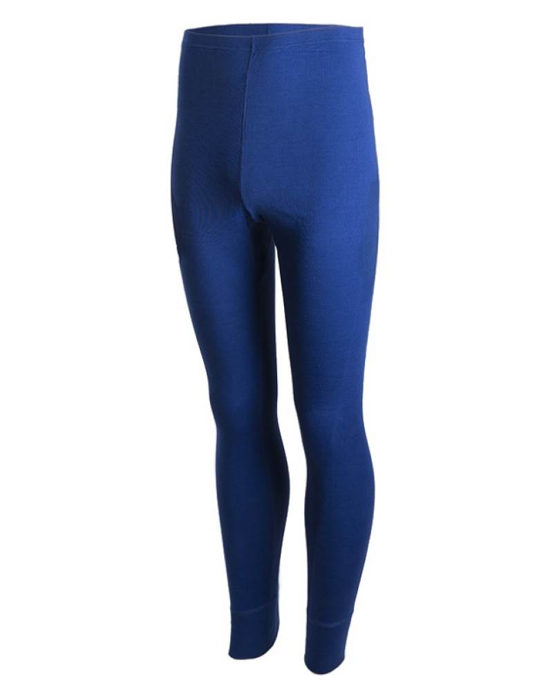 Blue Polypropylene Thermal Long Underwear Pants/Bottoms 