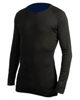 360 Degrees Unisex Polypro Active Thermal Top - XX-Small / Black