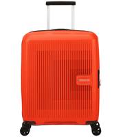 American Tourister AeroStep 55 cm Expandable Carry-On Spinner - Bright Orange
