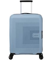 American Tourister AeroStep 55 cm Expandable Carry-On Spinner Luggage - Soho Grey