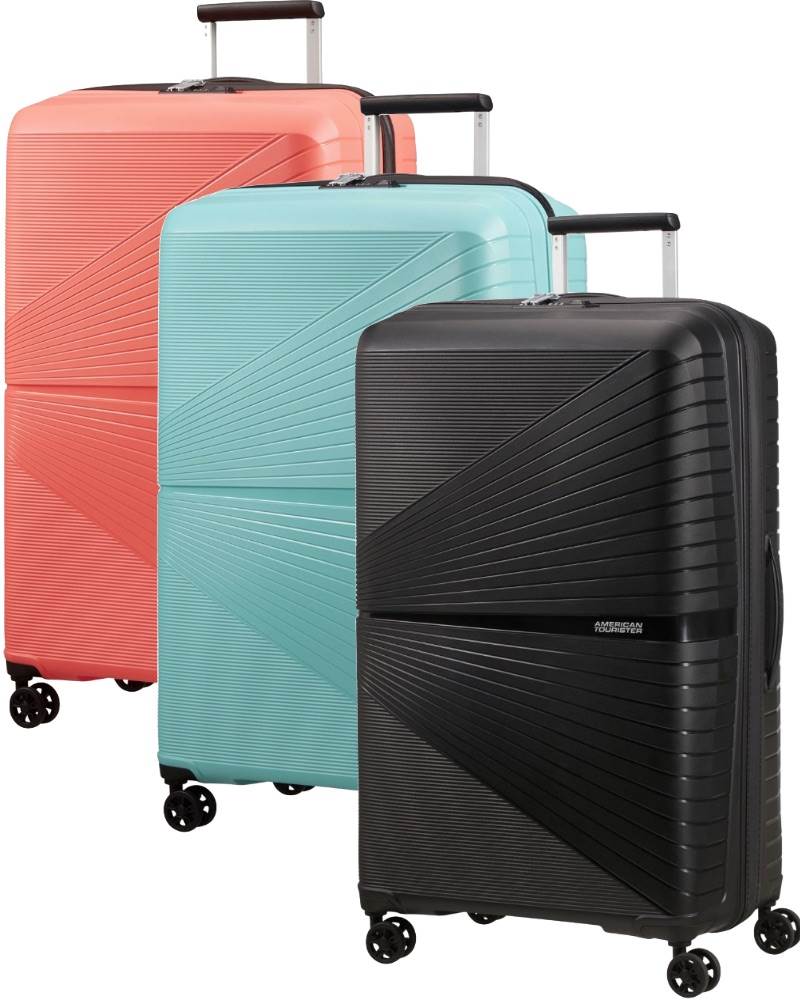 Gammeldags rod tekst American Tourister - Airconic 77cm Large 4 Wheel Hard Suitcase by American  Tourister Luggage (american-tourister-airconic-77cm)