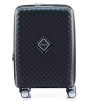 American Tourister Squasem 55 cm Expandable Carry-On Spinner Luggage - Black