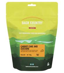 Back Country Cuisine : Carrot Cake and Custard - Regular Serve