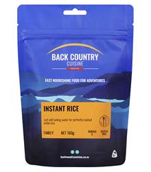 Back Country Cuisine Freeze Dried Instant Rice - Family Serve (Gluten Free)