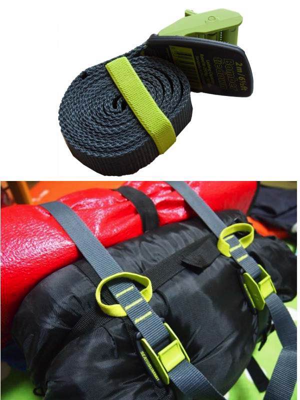 Sea to Summit Heavy Duty Tie Downs with Silicone Cam Cover 3.5M 