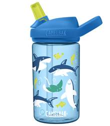 CamelBak Eddy+ Kids 400ml Drink Bottle - Sharks and Rays (Recycled Material)