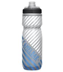 CamelBak Podium Chill 600ml Water Bottle - Outdoor Grey / Blue Stripe