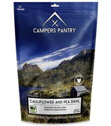 Campers Pantry Dinner Cauliflower and Pea Dahl 100g - Single Serve