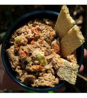 A delicious blend of tuna, roma tomatoes, red onions, capers and lemon juice. Just add cold water, stir through and serve on crackers of your choice
