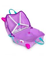 Trunki Cassie Cat - Ride on Suitcase / Carry-on Bag - Purple - TR0322-GB01