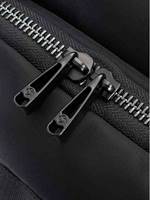 Lockable zippers on the back compartment which can be locked using a separate padlock