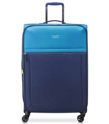 Delsey Brochant 3 - 78 cm 4-Wheel Expandable Luggage - Ultramarine Blue