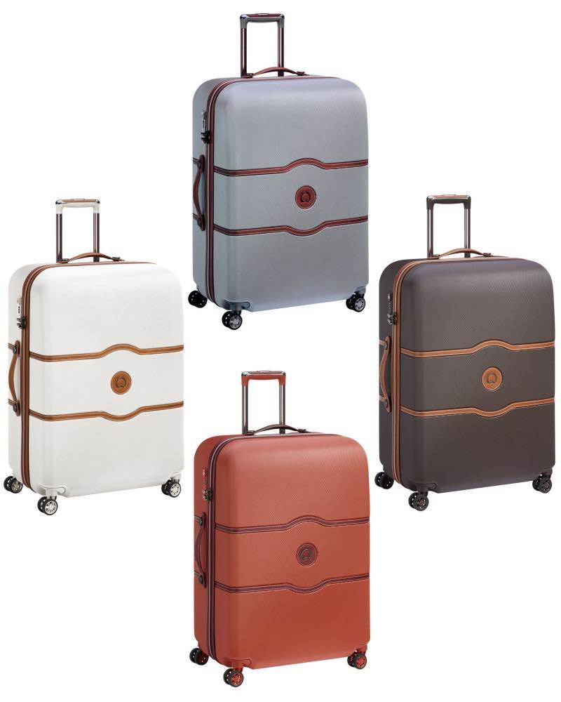 Delsey Chatelet Air - 77 cm 4-Wheel Large Checked Luggage by Delsey