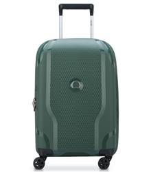 Delsey Clavel 55cm 4-Wheel Expandable Cabin Case - Deep Green (Recycled Material)