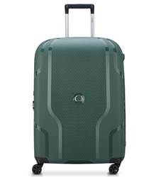 Delsey Clavel 70 cm 4-Wheel Expandable Case - Deep Green (Recycled Material)