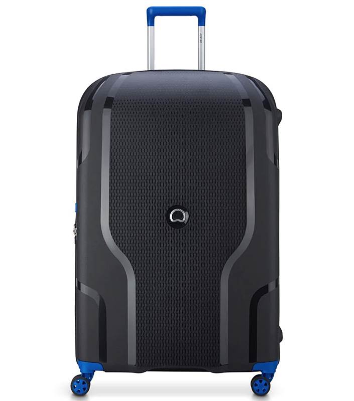 Delsey Clavel 83 cm 4 Dual-Wheeled Expandable Case - Black / Blue