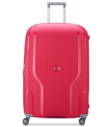 Delsey Clavel 83 cm 4-Wheel Expandable Luggage - Magenta (Recycled Material)