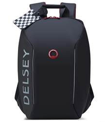 Delsey Formula 1 Securain 16" Laptop Backpack - Black