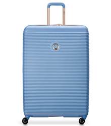 Delsey Freestyle 82 cm 4 Wheel Expandable Suitcase - Sky Blue